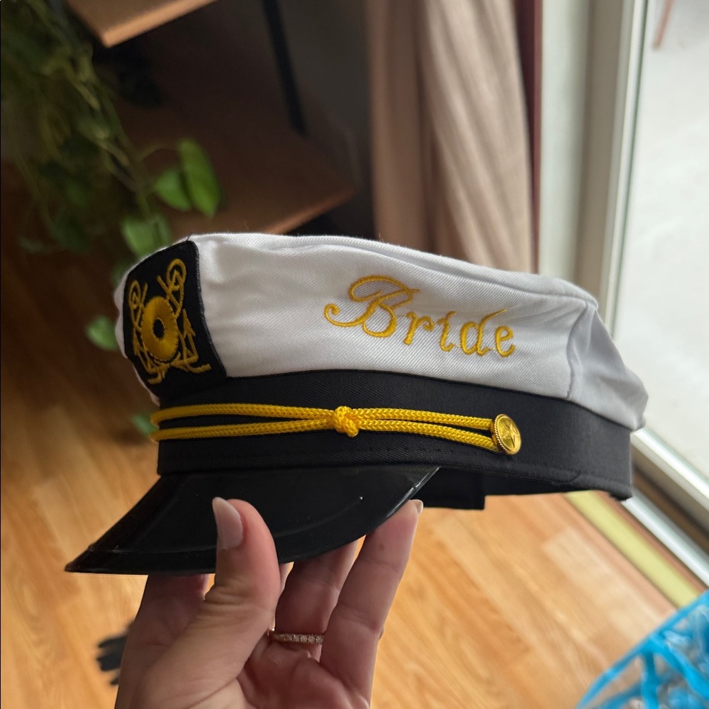 Bride Captain Hat bachelorette accessory bridal
